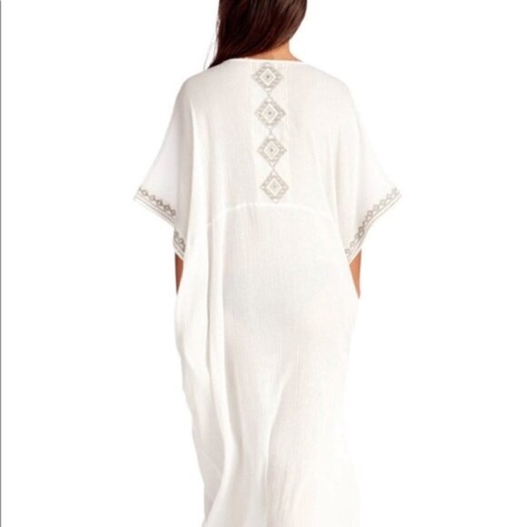 NWT VITAMIN A ISABELL MAXI CAFTAN Swim Cover Up Dress SMALL - Picture 4 of 13